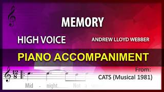 Video thumbnail of "Memory Cats Karaoke High voice"