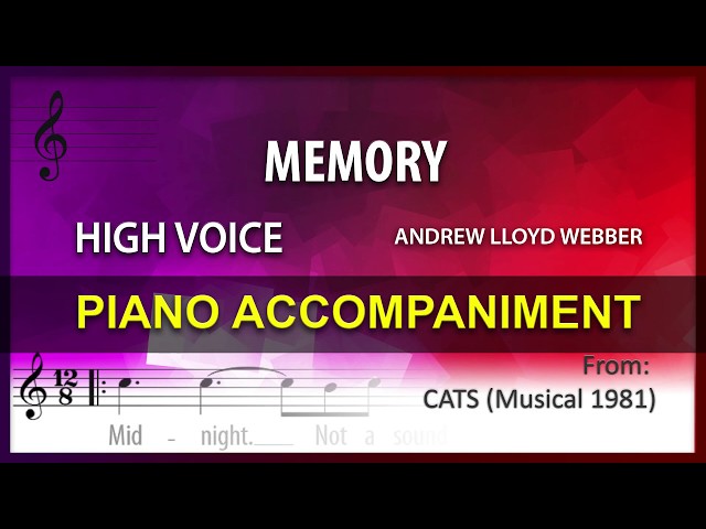 Memory Cats Karaoke High voice class=