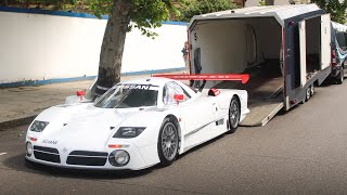 Nissan r390 gt1 getting loaded up in South Kensington, very rare! Do you like it?