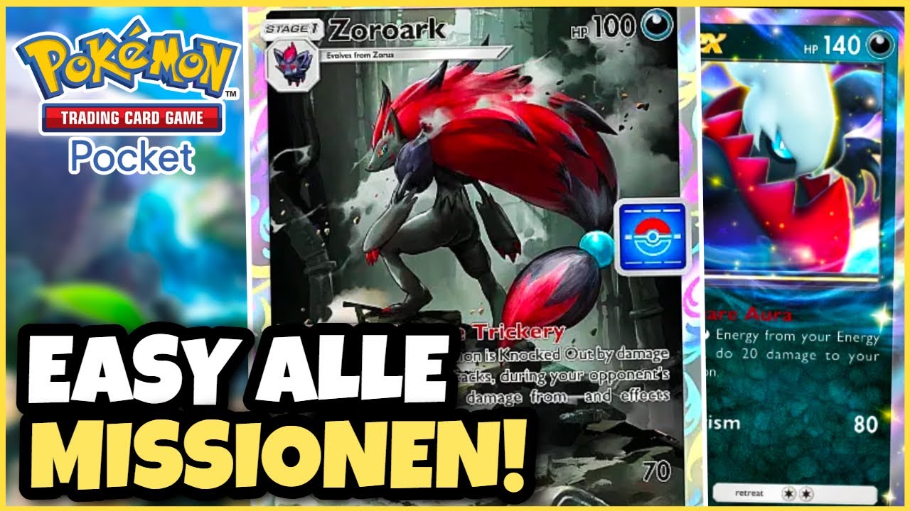 NEUES Zoroark Drop Event Guide – Alle Decks & Missionen leicht gemacht! | Pokémon TCG Pocket