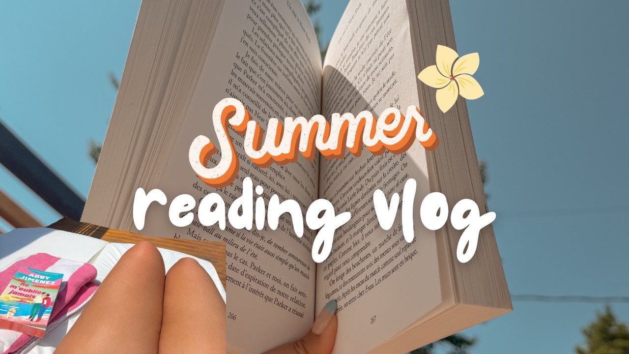 Summer Reading Vlog 🌺🌞