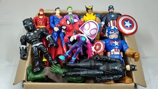 THANOS VS IRONMAN VS CAPTAIN AMERICA VS SPIDERMAN VS HULK VS SPIDERMAN SUPERHERO AVENGERS UNBOXING