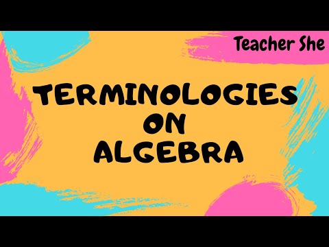 Q2_7.  TERMINOLOGIES ON ALGEBRA | CONSTANT | VARIABLE | ETC | GRADE 7 | TEACHER SHE ROSA-UT |
