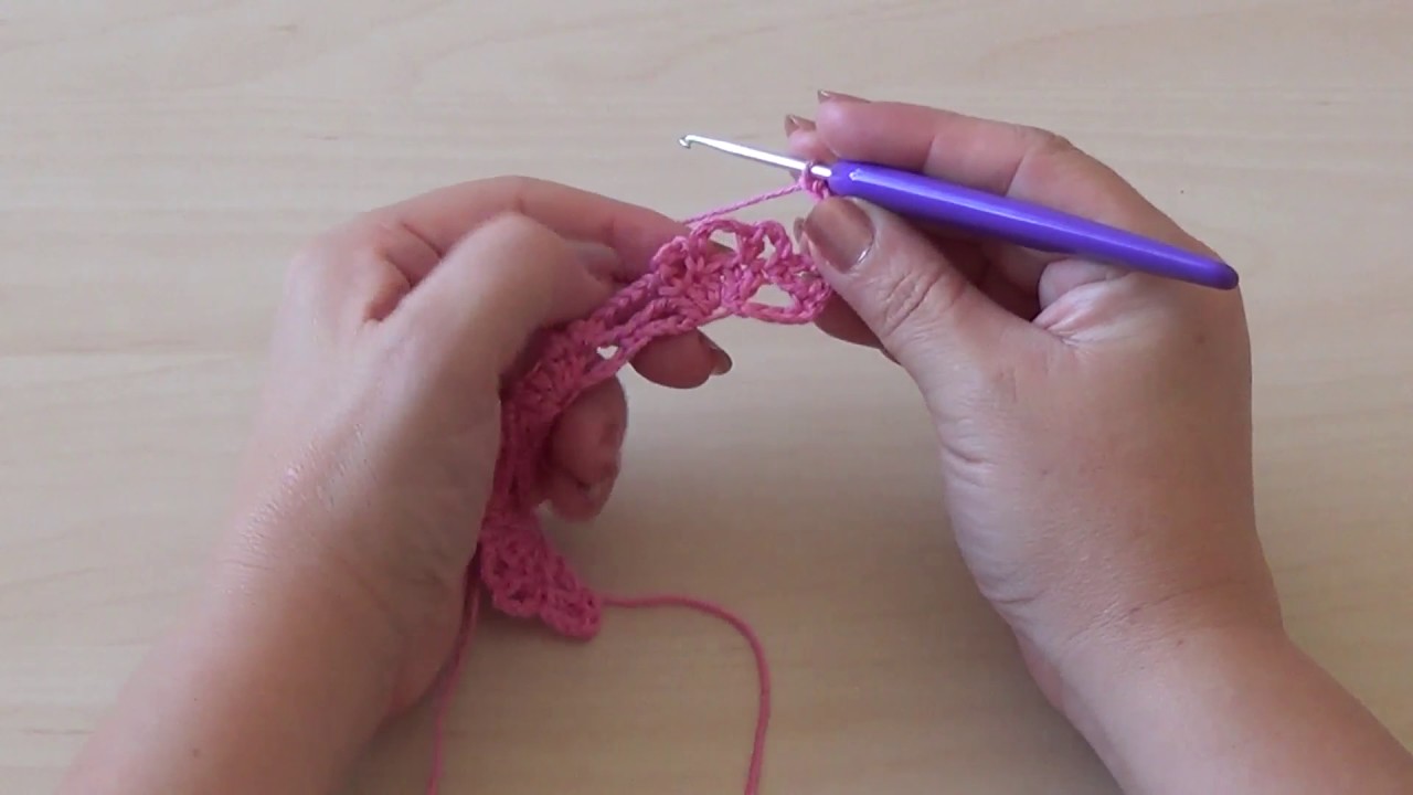 Punto tejido a ganchillo