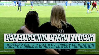 Gêm elusennol rhwng Cymru a Lloegr | Joseph's Smile | Bradley Lowery Foundation