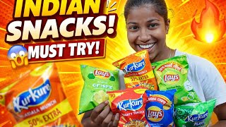 Today we have our Indian snacks🥨😻.So let's try with us 🔄.COME ON 🥳💓