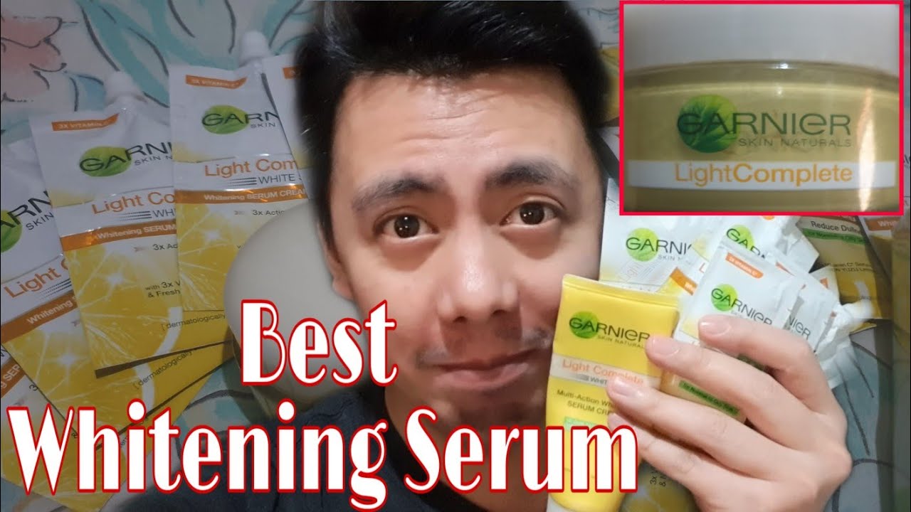 Garnier Light Complete Whitening Serum Cream Review With 3x Vitamin C From Yuzu Lemon Youtube