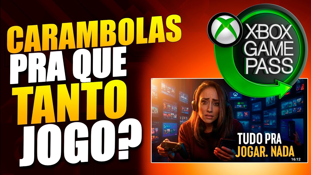 PRA QUE GAMEPASS COM MUITO JOGO SE NINGUÉM JOGA? MUITO JOGO É RUIM CANSA!
