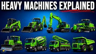 EVERY TYPE OF CONSTRUCTION MACHINES EXPLAINED, PART 1