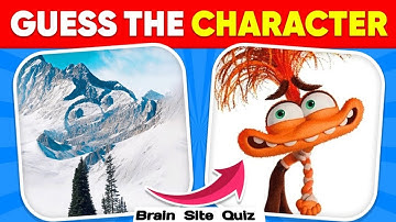 Guess the REAL Inside Out 2 Movie Character by ILLUSION || Squint your eyes | Brain Site Quiz