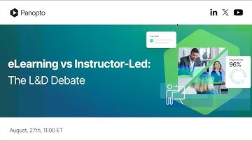 Webinar | eLearning vs Instructor-Led: The L&D Debate