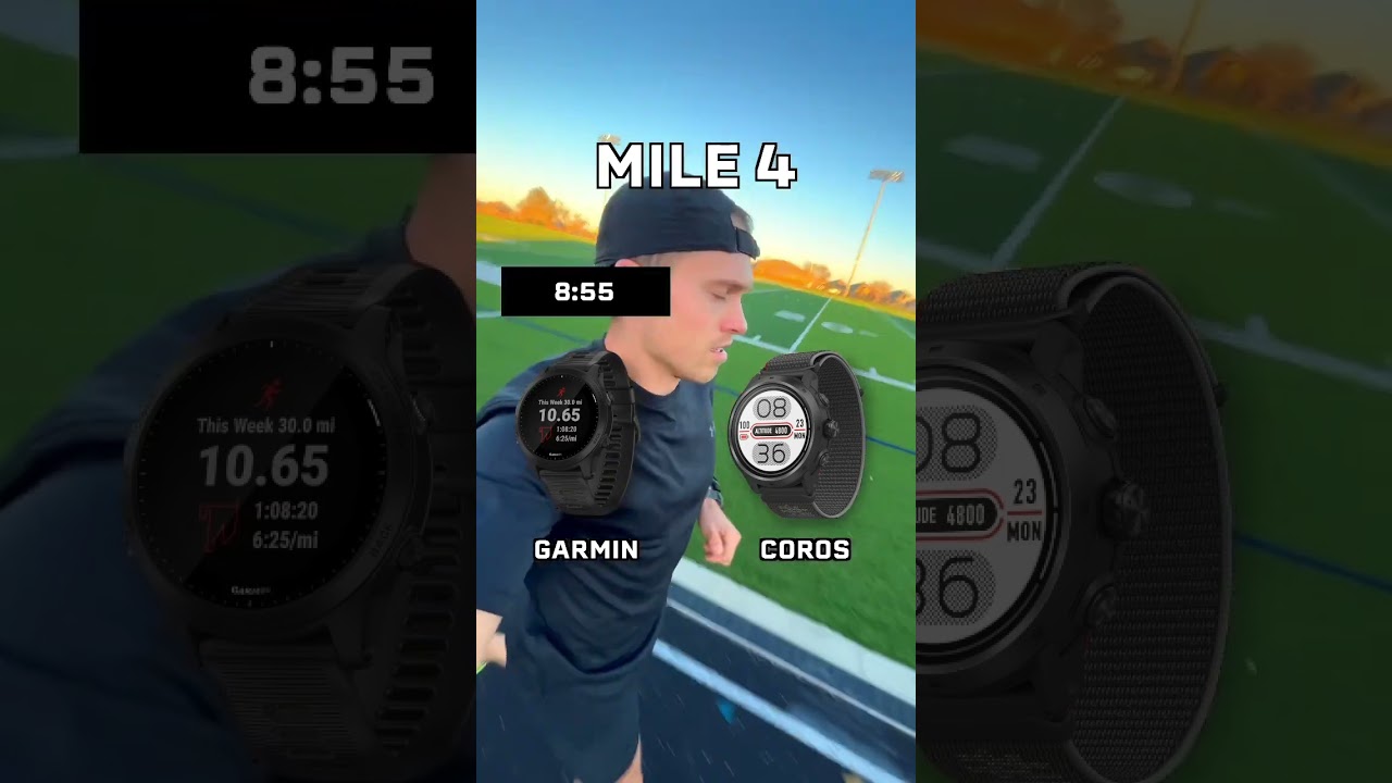 Тест GPS Garmin и Coros