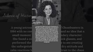 A young actress walked onto the set of Ghostbusters in 1984 with no costume, no preparation....