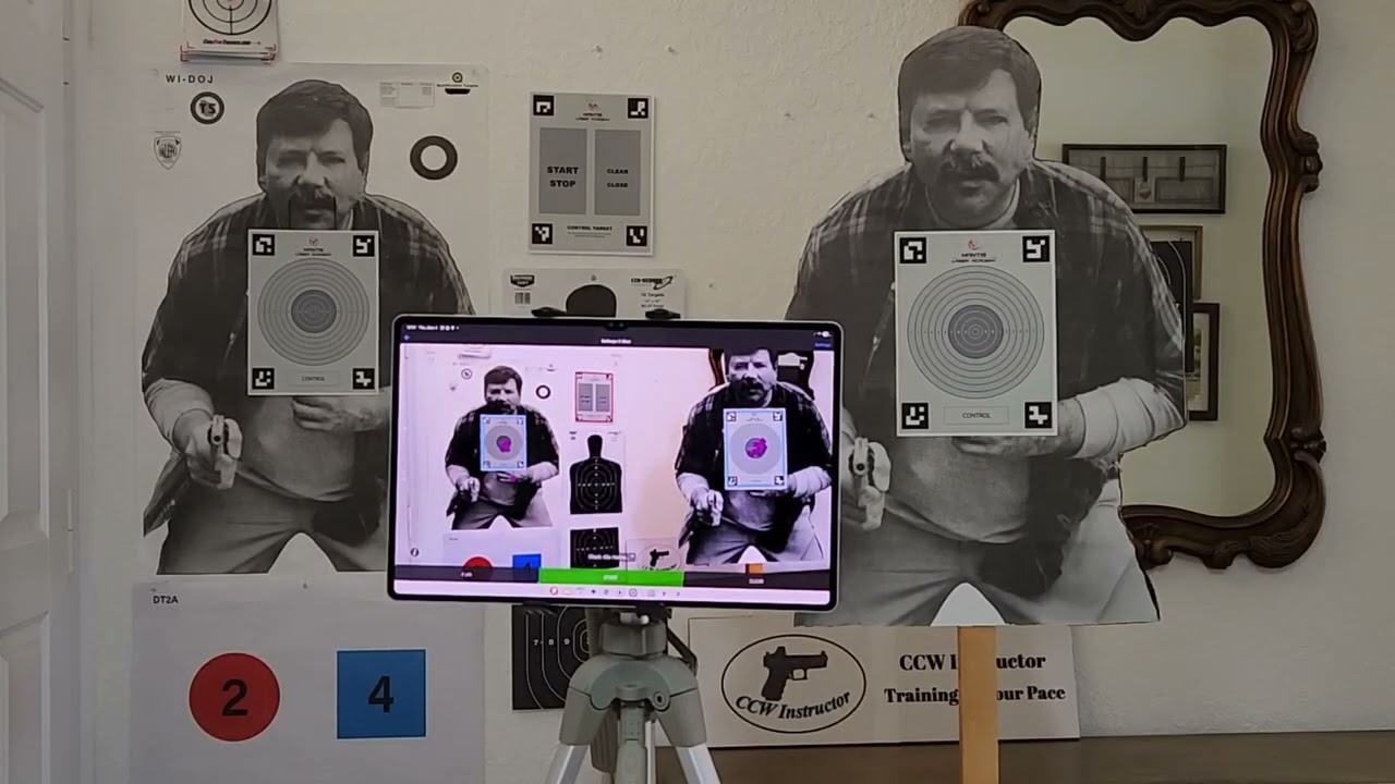 CCW Instructor Demonstrates CoolFire Trainer & Mantis Laser Academy