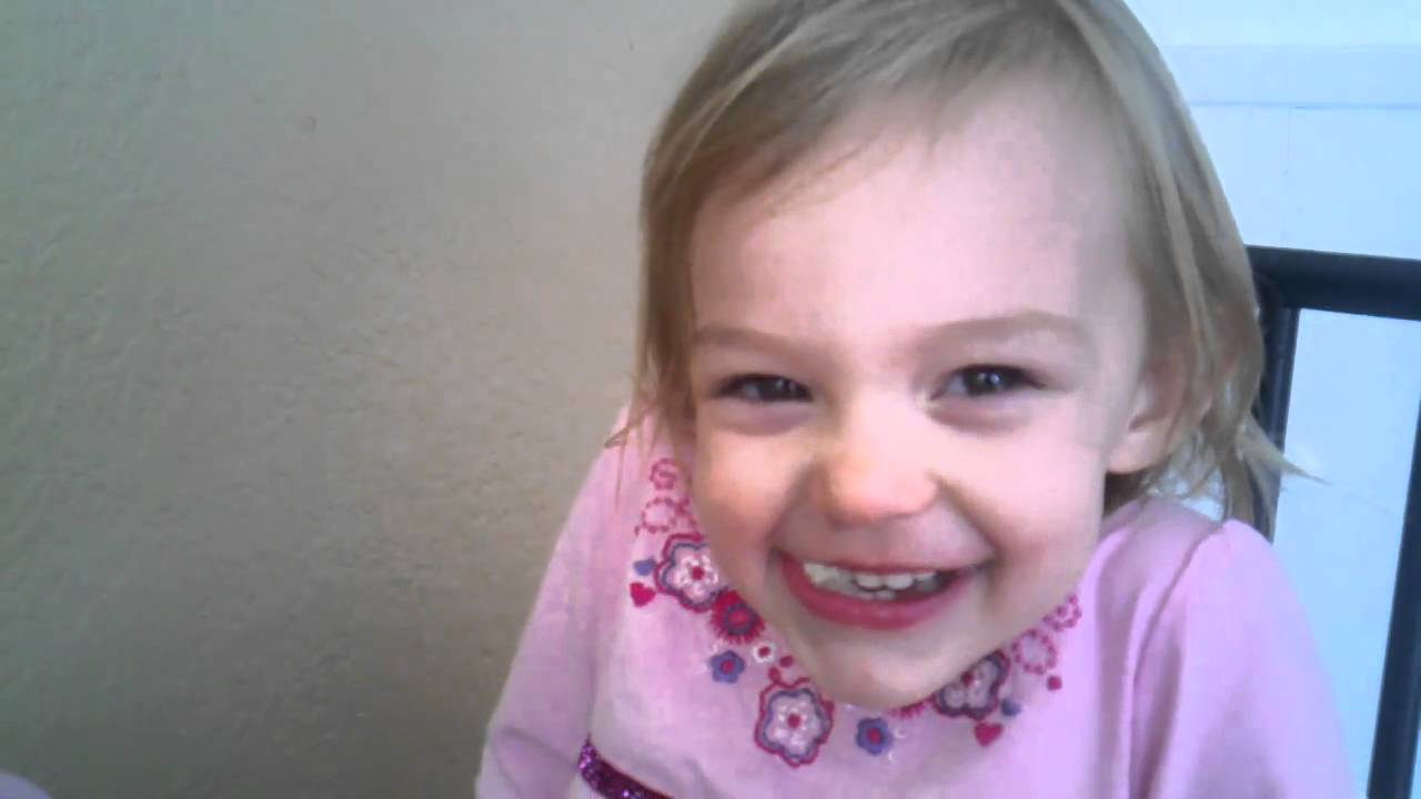 Kayla wiggling her eyebrows. YouTube