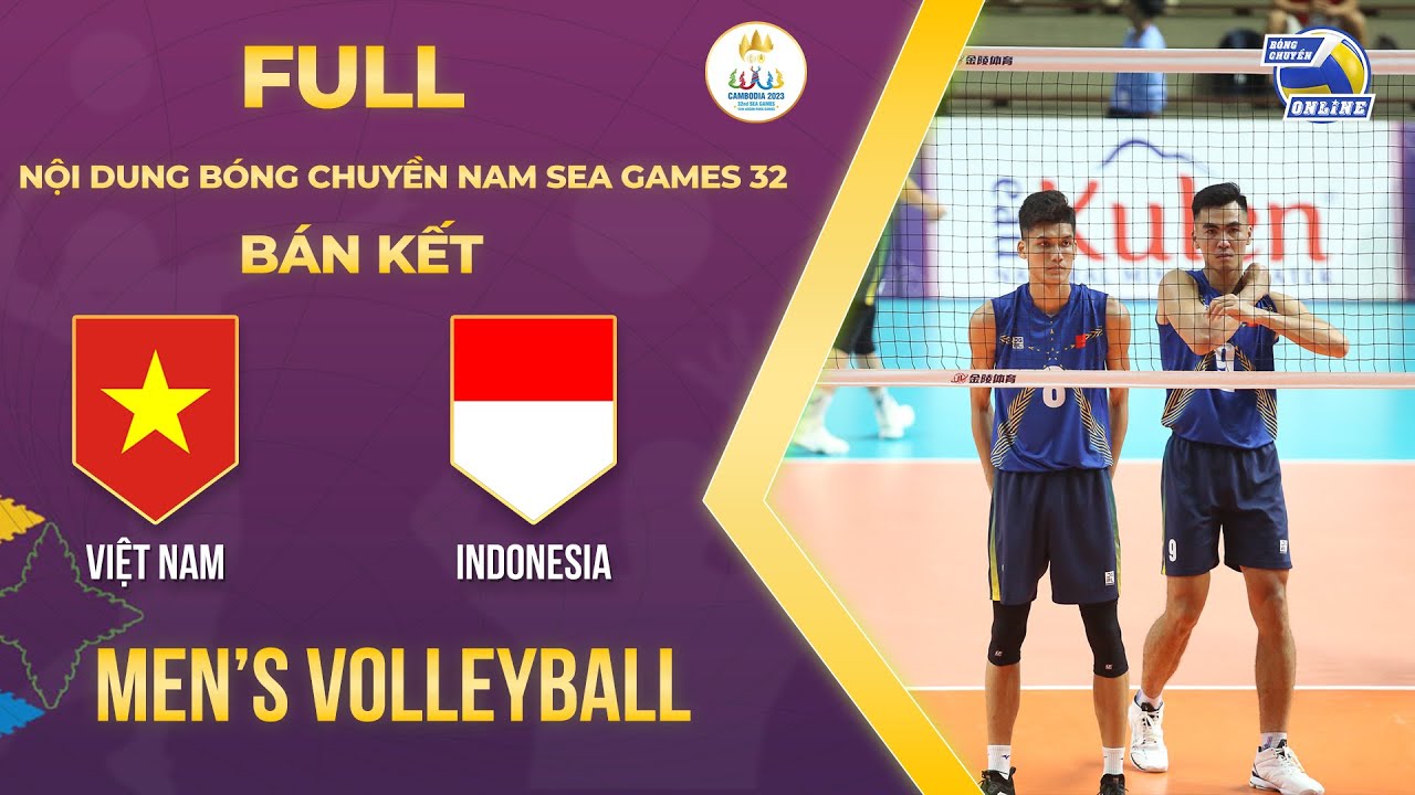 Full Vietnam vs Indonesia Semifinal Match Men's Volleyball SEA