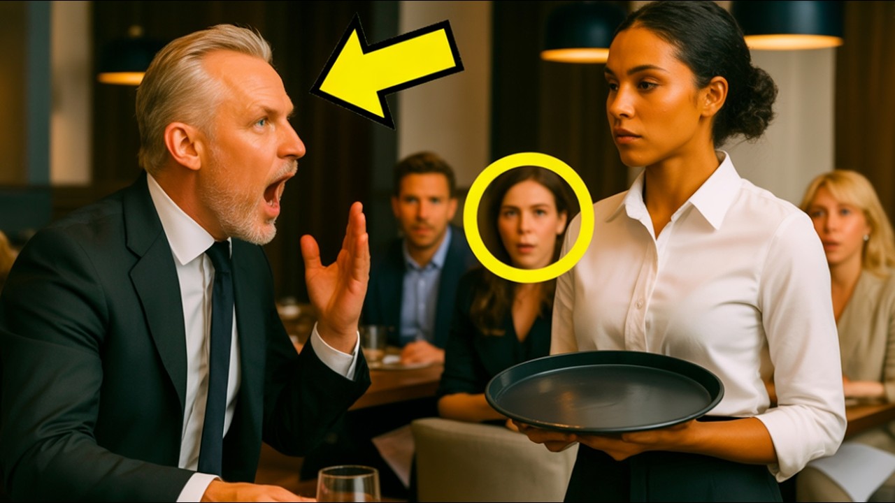 الملياردير صرخ بلا رحمة… لكن رد النادلة صدم الجميع