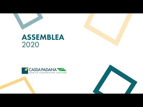 Assemblea 2020 - Cassa Padana BCC