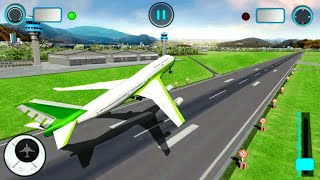 city pilot plane landing simulator game crazy extreme helicopter PLANE Flight -Android Gameplay #2 screenshot 5