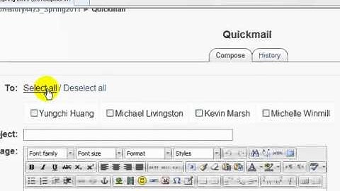 How to Use Quickmail in Moodle