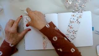 Creative Journal - Washi Tape Shop - Rose Scripts, Pink Velvet, Hello Weekend - One Door