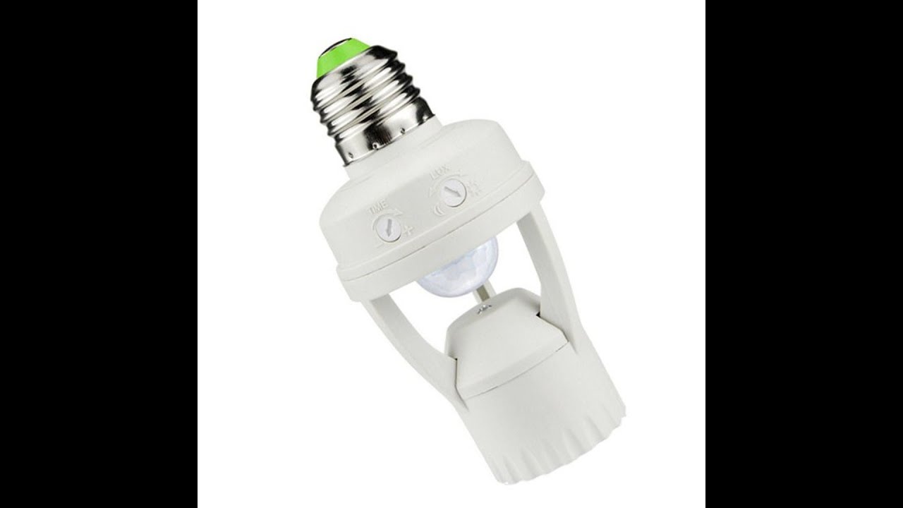 Support de Lampe avec Ampoule LED Idéal pour la Sécurité à Domicile