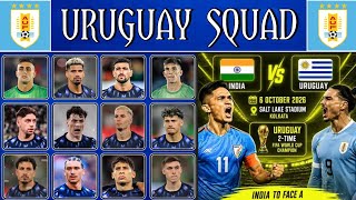 🇺🇾 URUGUAY NATIONAL FOOTBALL TEAM || 46 PLAYERS NEW SQUAD || SEPTEMBER - OCTOBER FRIENDLIES 2026 ✅