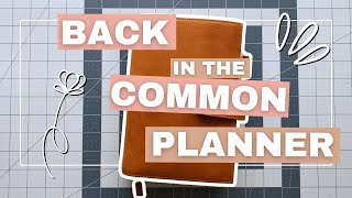 BACK IN MY COMMON PLANNER || MIDYEAR PLANNER FLIP
