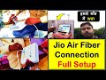 Jio Air fiber Full Installation process || Jio setup box.. Booking Recharge Speed & Plan #jio