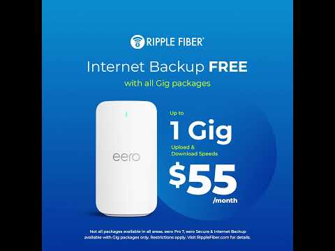 Goodbye Outages, Hello Free Internet Backup | Ripple Fiber + eero