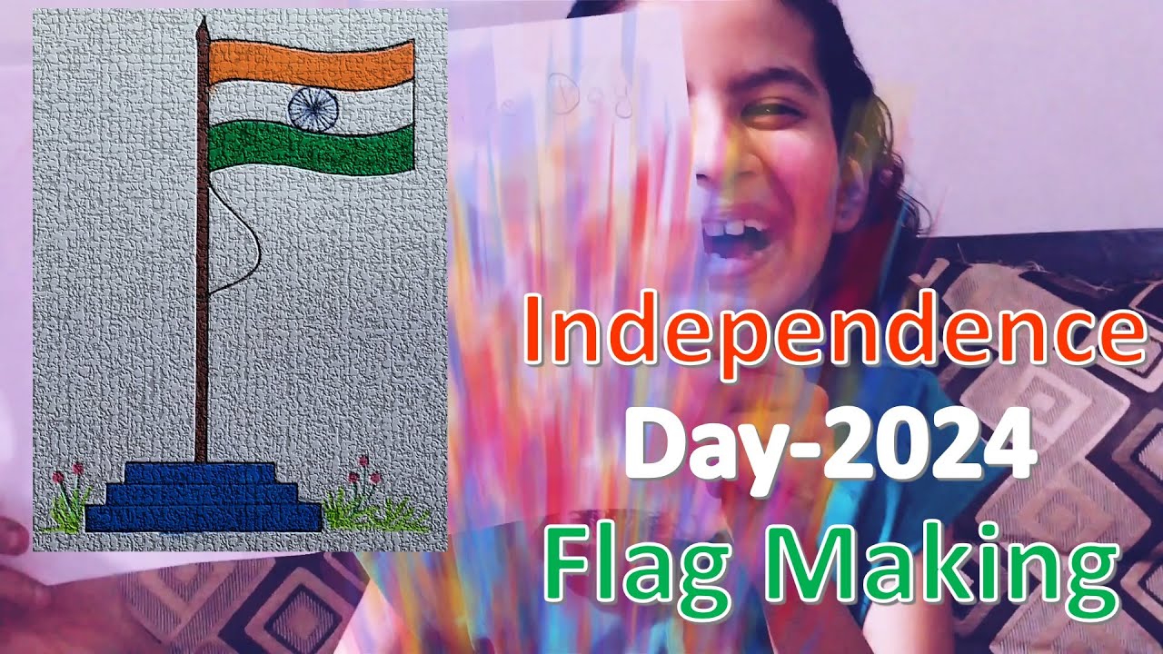 Flag Making Using Paper independence day flag making 2024 | flag making | flag making using ...