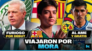 Barcelona y Madrid en el Azteca por Morita; Ex de Chivas GRATIS al América; Aguirre quiere GOLEAR