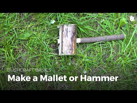 Make a Mallet or Hammer | Bushcraft