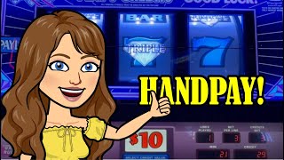 Had Some Fun on 3 Reel Slots in Vegas! Handpay! Triple Strike & Pinball!