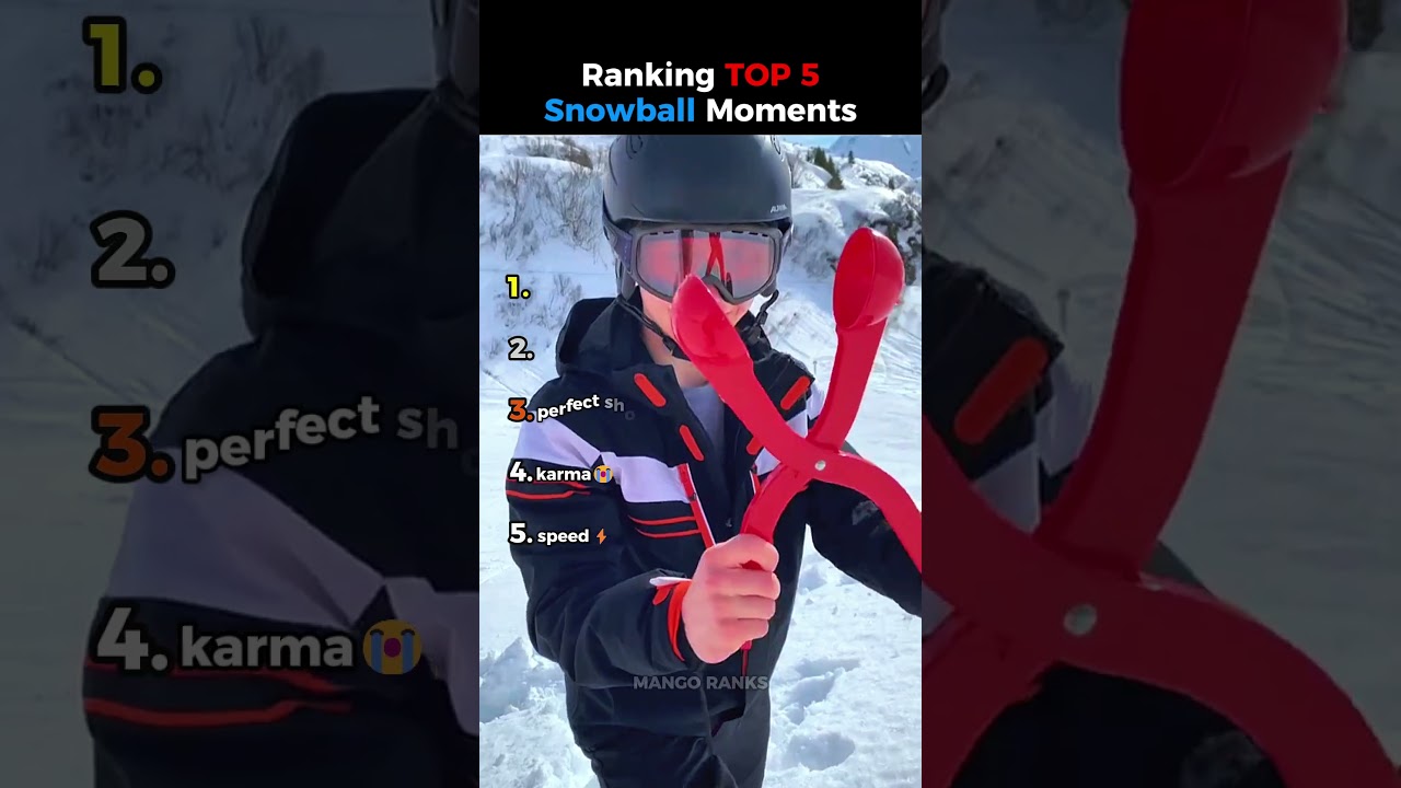 Ranking TOP 5 Snowball Moments 😱😭🥶