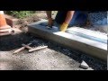 LTEC Drain "Concrete Wet Set" Driveway Trench Drain Solution Video