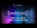 Miniature de la vidéo de la chanson What You Want (Elder Jepson Remix)