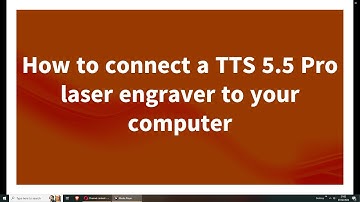 How to connect a Two Trees laser engraver to your computer | Installing the driver and software.