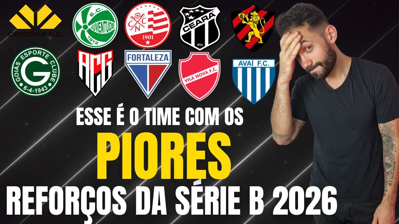 ESTÃO SE REFORÇANDO MAL! ESSES TIMES PREOCUPAM PRA SÉRIE B 2026!