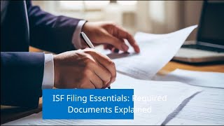 ISF Filing Essentials: Required Documents Explained