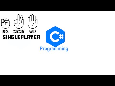 how to make rock paper scissors game in c# with simple code