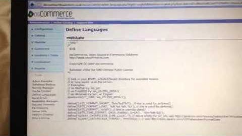 Oscommerce change Top to Home
