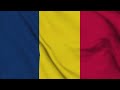 Chad Flag Waving 4K | Chadian National Flag Animation