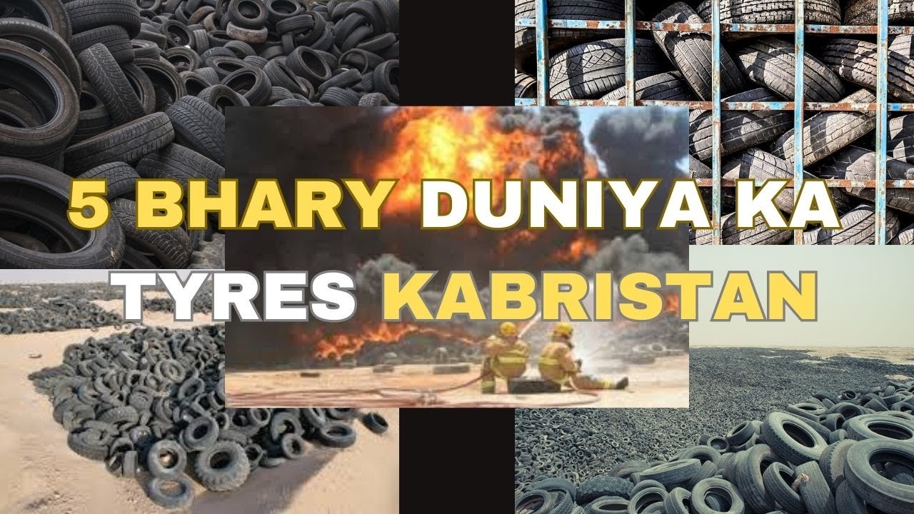 5 World Biggest Tire Graveyard | Biggest Tire Dump in the World |