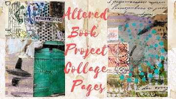 Altered Book ~ Collage