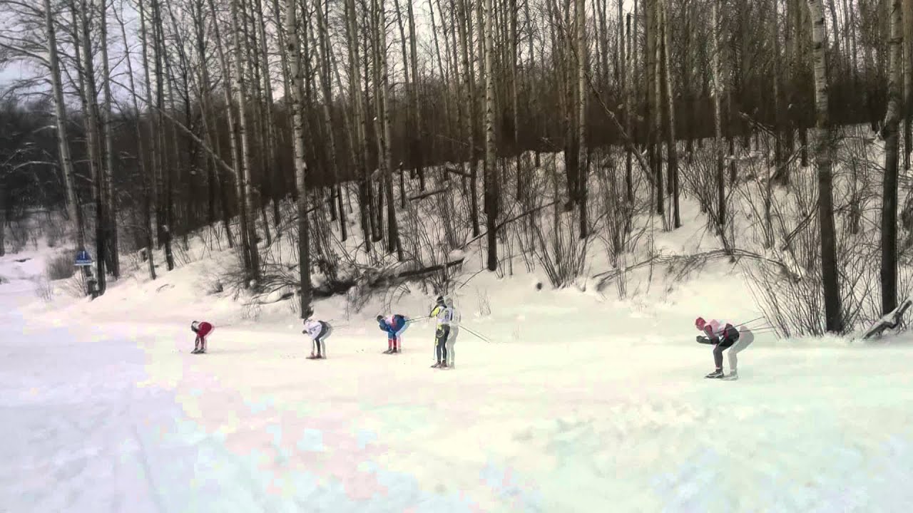 Лыжный марафон "Сокольи горы" Самара, лыжная база "Чайка" 2015 год ...