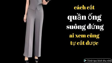 638✅ cách cắt quần suông đứng cạp vừa công thức siêu dễ ai xem cũng tự cắt được