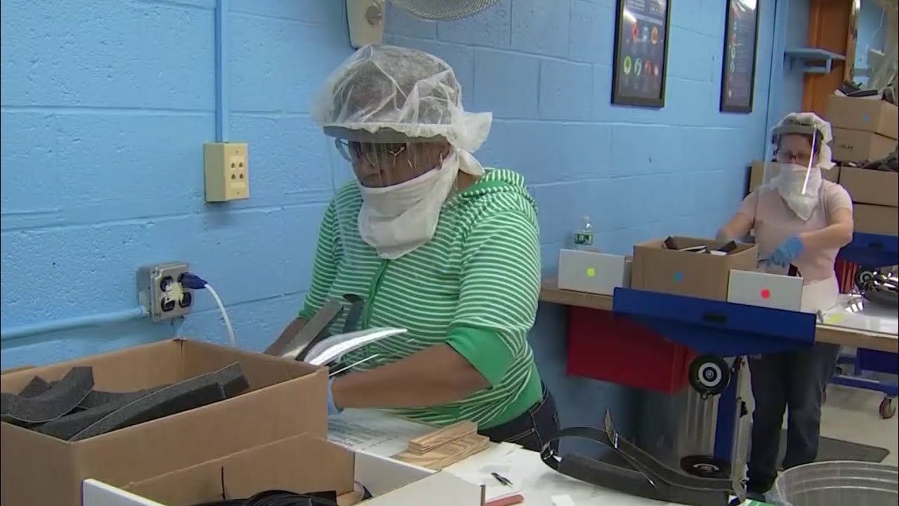 Disc Maker Creating Face Shields for Medical Workers Fighting the Coronavirus | NBC10 Philadelphia