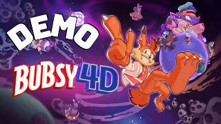 Playing a Bubsy game for the first time! (Bubsy 4D Demo)