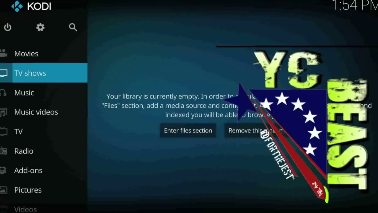 Kodi Upgrade from 16 to 17 and Install the YCBeast Build